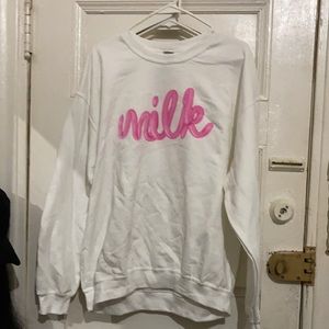 Balloon graphic sweater